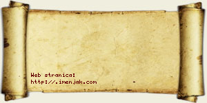 Ana Perošević vizit kartica